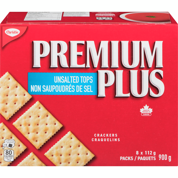 Christie - Premium Plus Unsalted Crackers - 900 g - Canadian Distribution