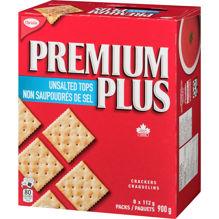 Christie - Premium Plus Unsalted Crackers - 900 g - Canadian Distribution