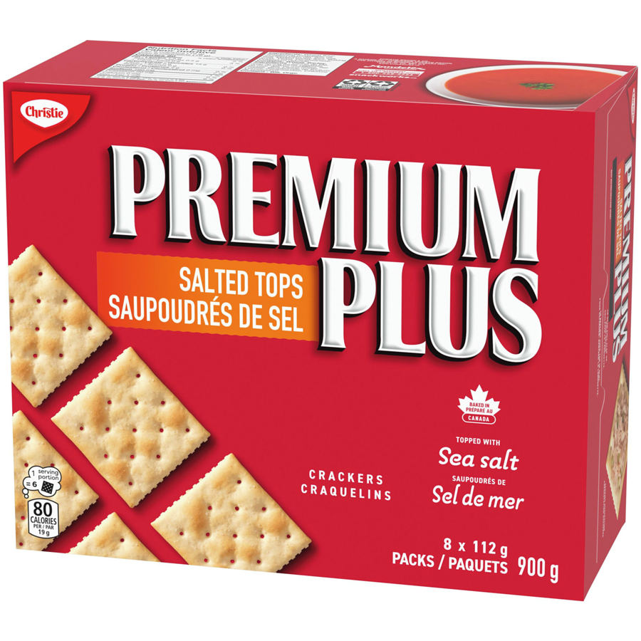 Christie - Premium Plus Salted Crackers - 900 g - Canadian Distribution