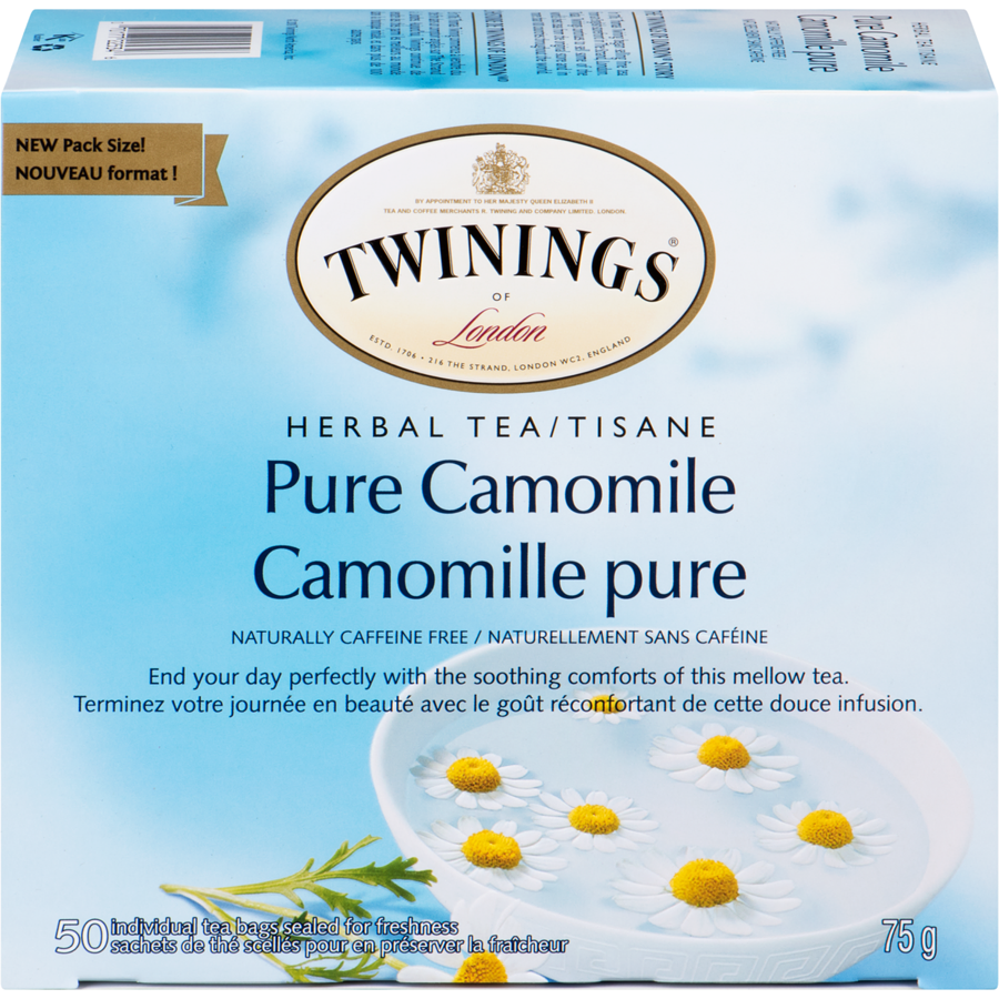 Twinings - Pure Camomile - 50 each - Canadian Distribution