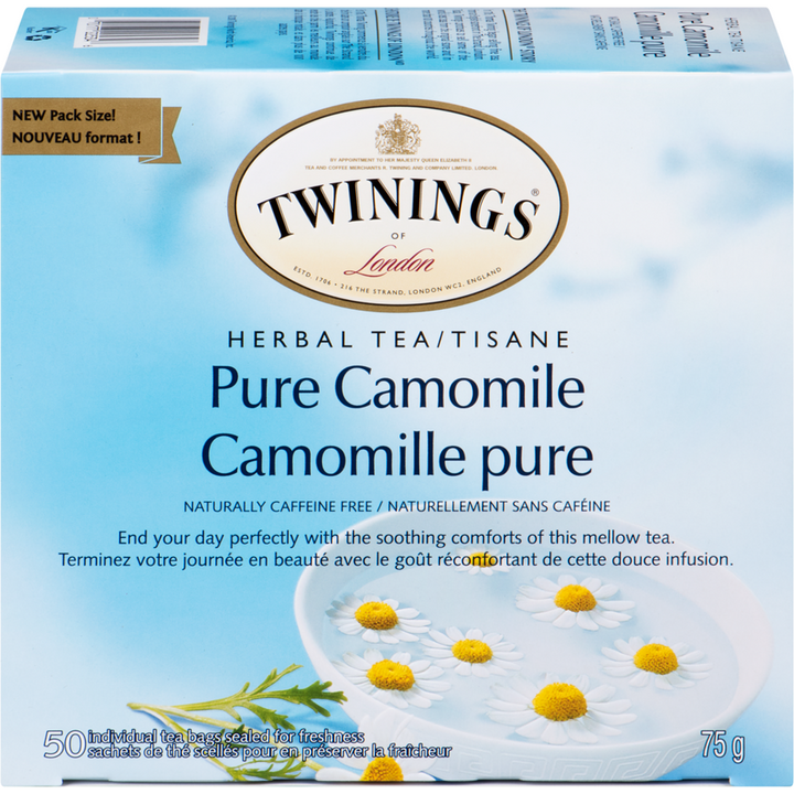 Twinings - Pure Camomile - 50 each - Canadian Distribution