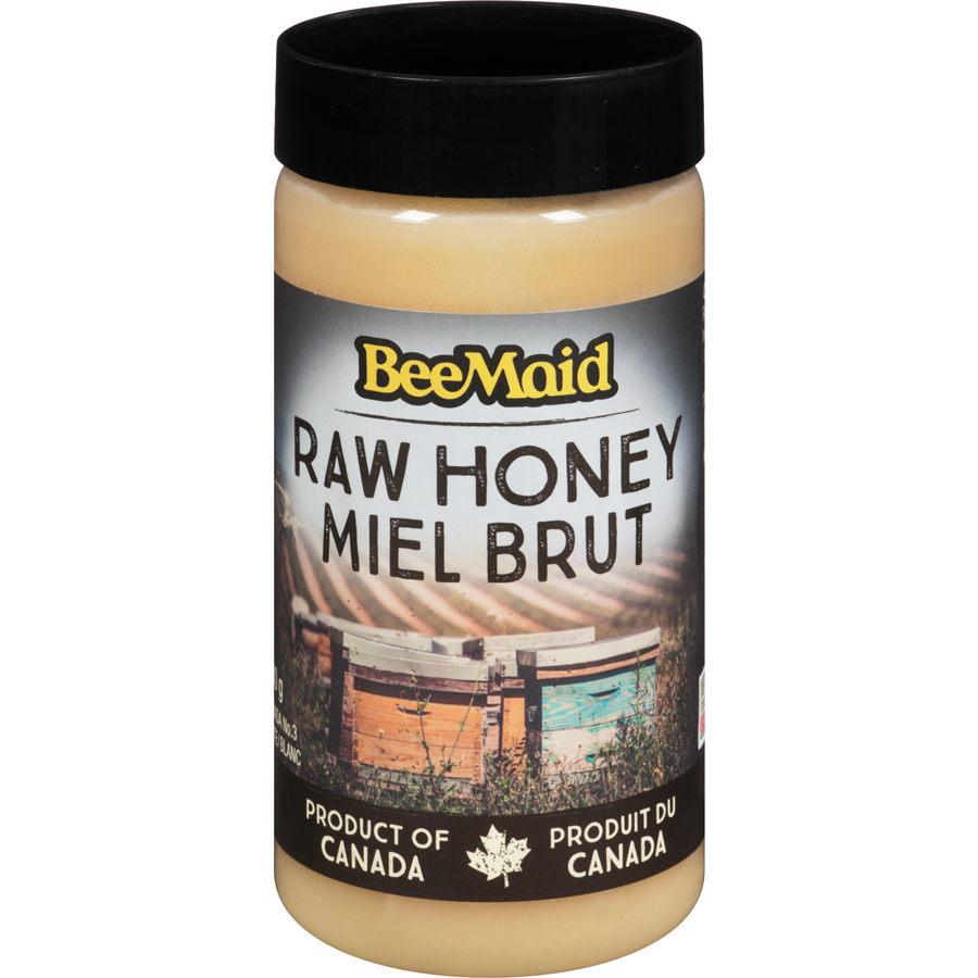 Beemaid - Raw Honey - 500 g - Canadian Distribution