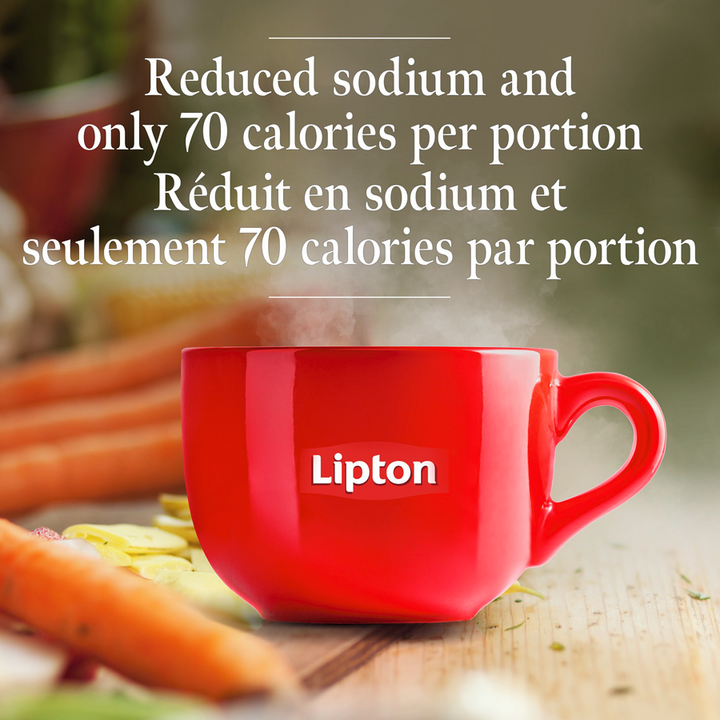 Lipton - Dry Soup Mix Chicken Noodle Nutri Soup low fat and no artificial flavours - 912 g - Canadian Distribution