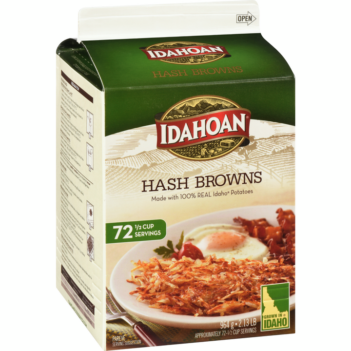 Idahoan - Hash Browns - 964 g - Canadian Distribution