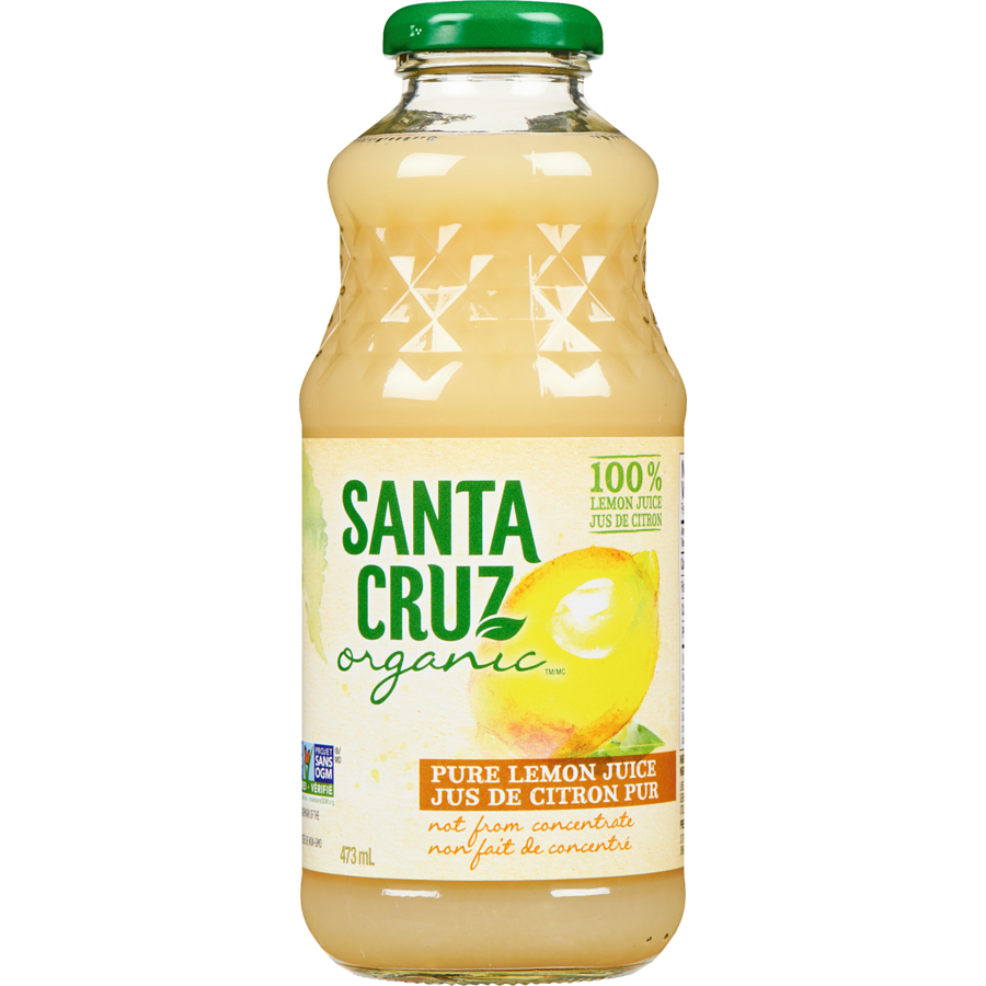 Santa Cruz Organic - Pure Lemon Juice - 473 mL - Canadian Distribution