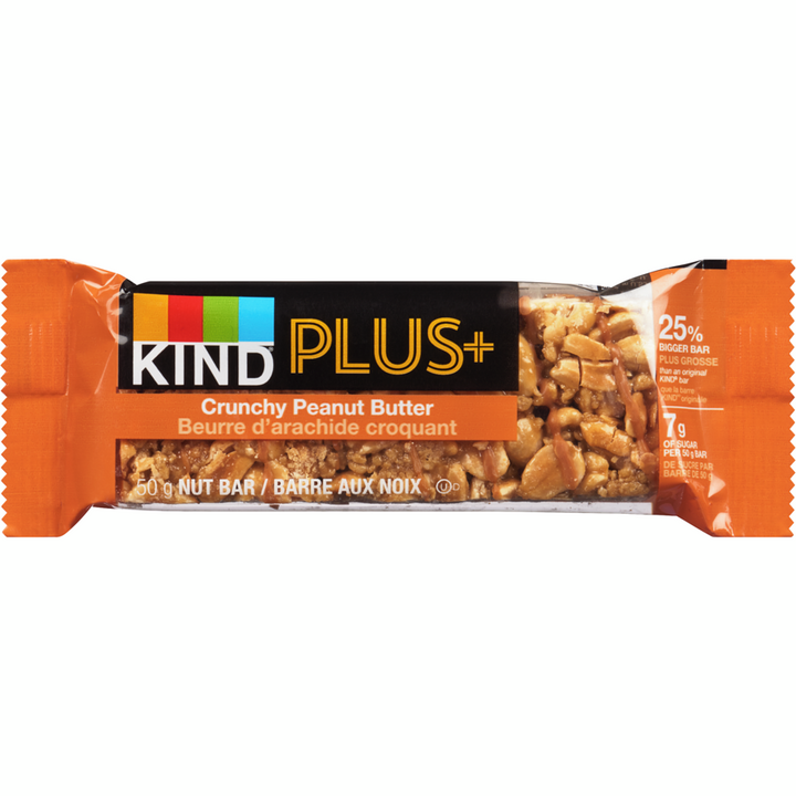 Kind Bar - Fuel Crunchy Peanut Butter Bars - Case - 12 x 50 g - Canadian Distribution