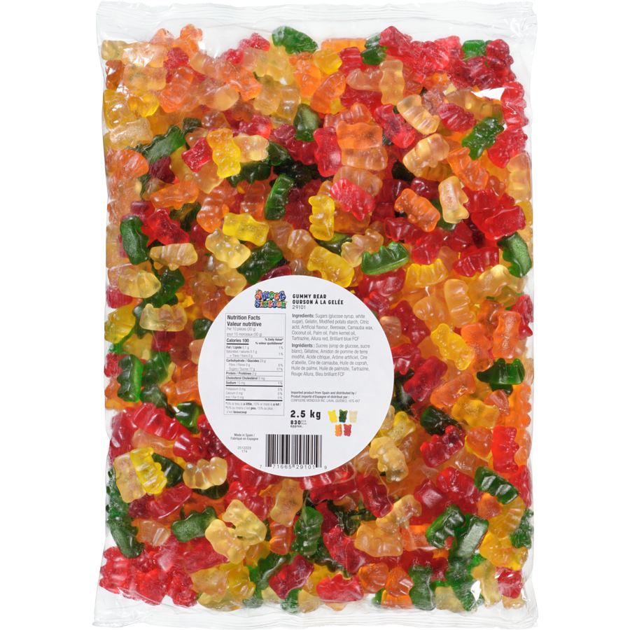 Mondoux - Gummy Bear - 2.5 kg - Canadian Distribution