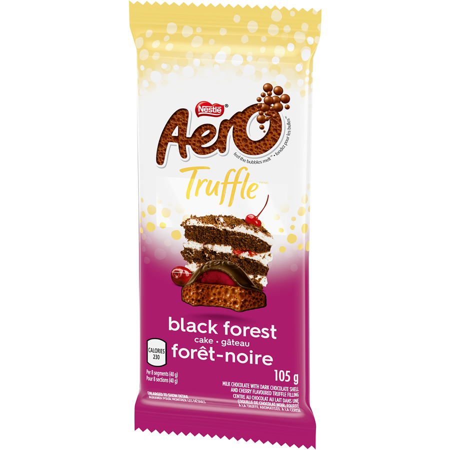 Aero - Aero Truffle Black Forest Cake - Case - 15 x 105 g - Canadian Distribution