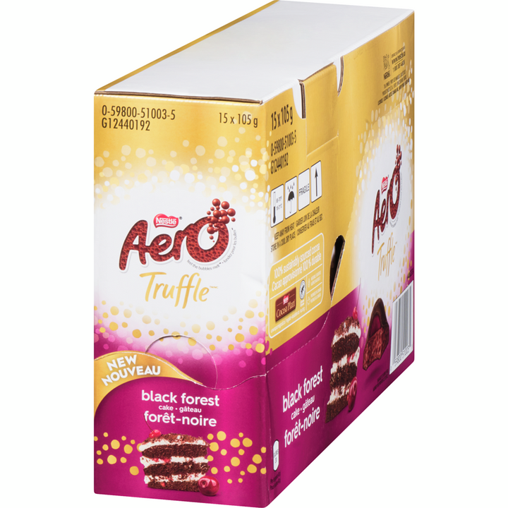 Aero - Aero Truffle Black Forest Cake - Case - 15 x 105 g - Canadian Distribution