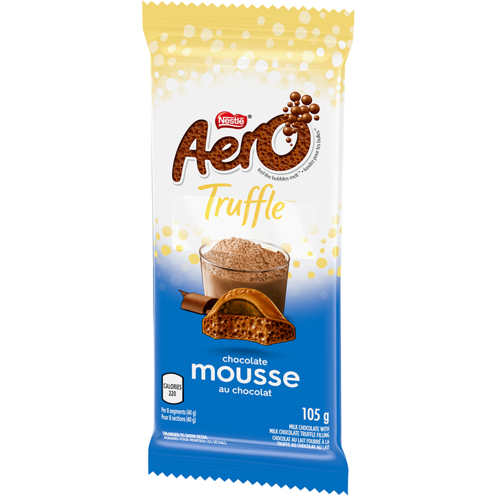 Aero - Aero Truffle Milk Chocolate Mousse - Case - 15 x 105 g - Canadian Distribution