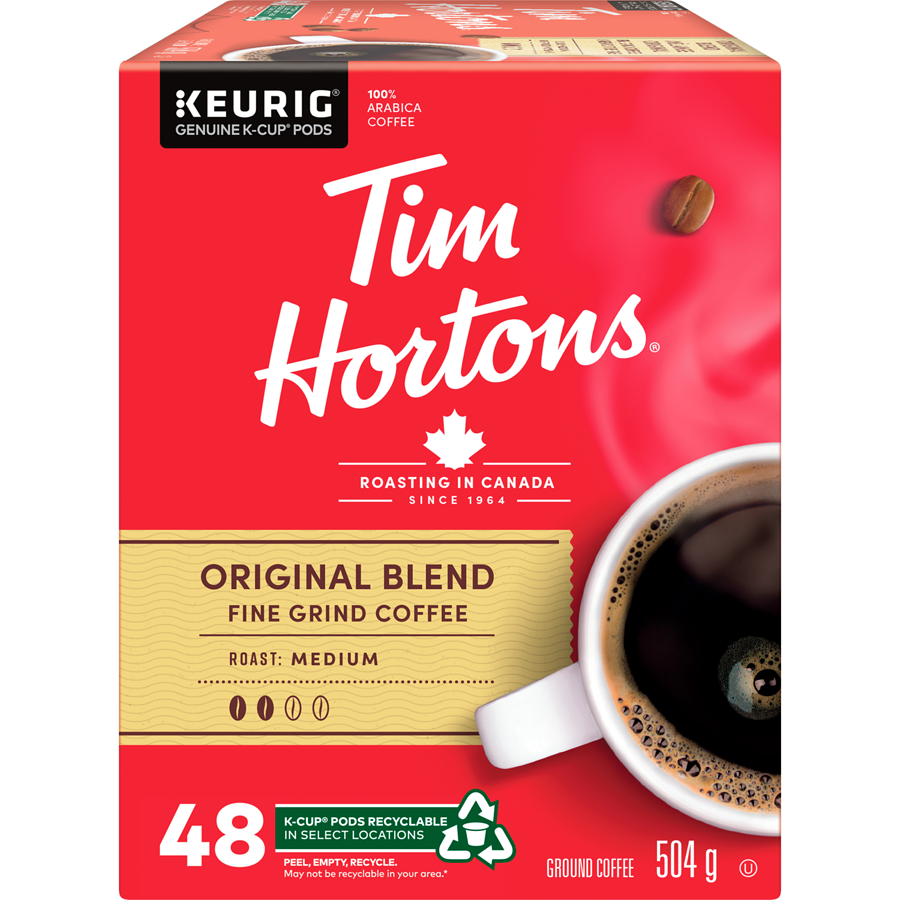 Tim Hortons - Original Coffee - 48 each - Canadian Distribution