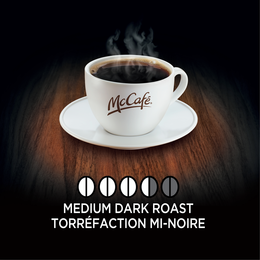 Mccafe - Premium Medium Dark Roast K-Cup Coffee Pods, 30 Count - 30 each - Canadian Distribution