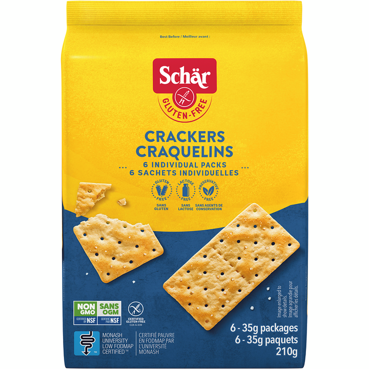 Schar - Gluten Free Crackers - 210 g - Canadian Distribution