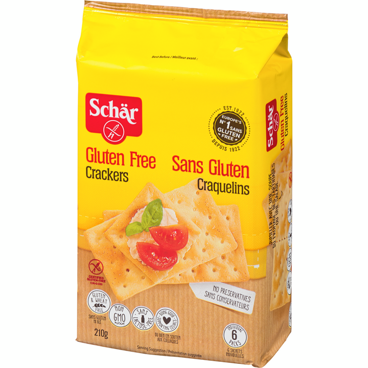 Schar - Gluten Free Crackers - 210 g - Canadian Distribution