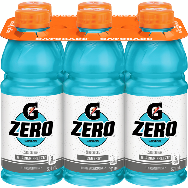 Gatorade - Zero Iceberg - Case - 6 x 591 ml - Canadian Distribution