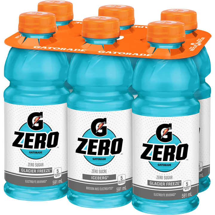 Gatorade - Zero Iceberg - Case - 6 x 591 ml - Canadian Distribution