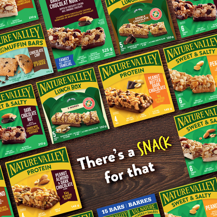 Nature Valley - Granola Bars, Sweet and Salty Nut, Dark Chocolate, 15 ct - 525 g - Canadian Distribution