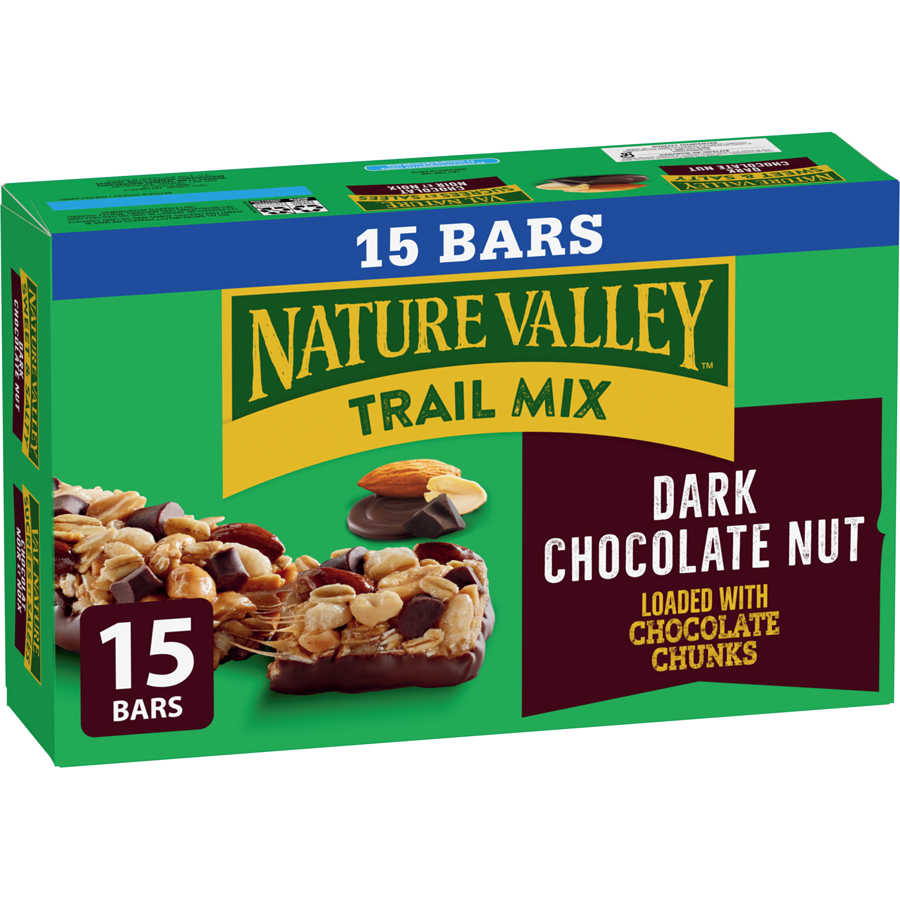 Nature Valley - Granola Bars, Sweet and Salty Nut, Dark Chocolate, 15 ct - 525 g - Canadian Distribution