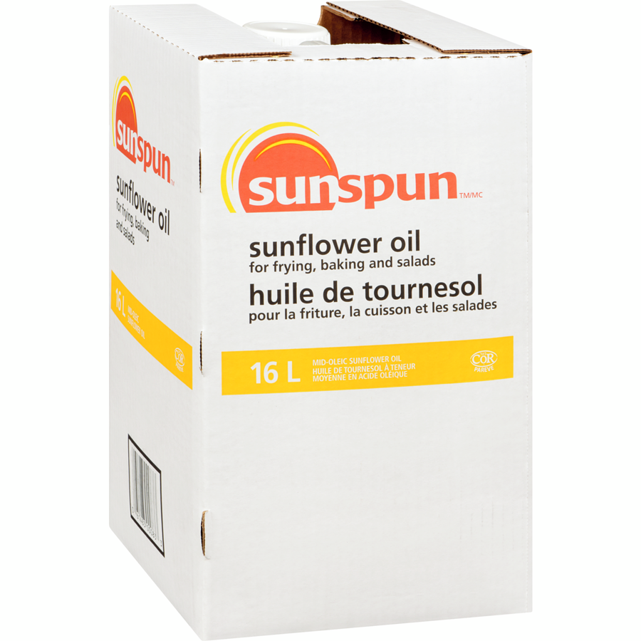 Sunspun - Sunflower Oil - 16 L - Canadian Distribution