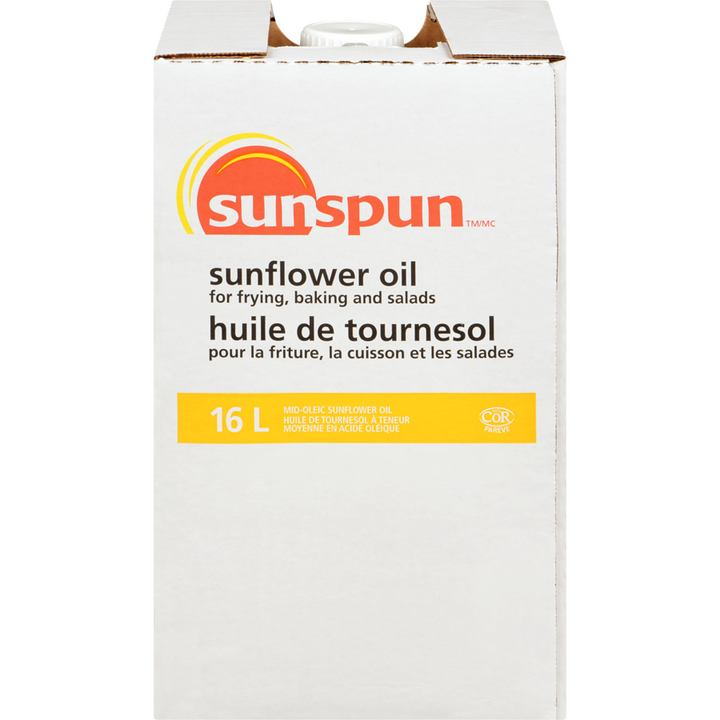 Sunspun - Sunflower Oil - 16 L - Canadian Distribution