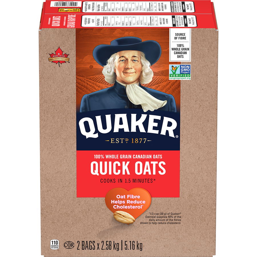 Quaker - Quaker Quick Oats - 5.16 kg - Canadian Distribution