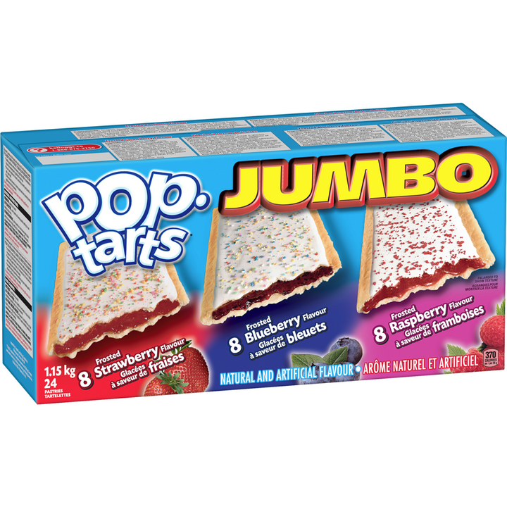 Kelloggs - Poptarts Jumbo Pastries - 1152 g - Canadian Distribution