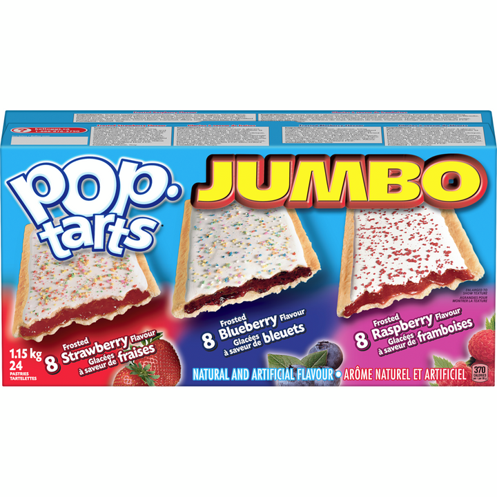 Kelloggs - Poptarts Jumbo Pastries - 1152 g - Canadian Distribution