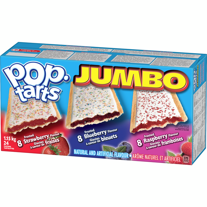 Kelloggs - Poptarts Jumbo Pastries - 1152 g - Canadian Distribution