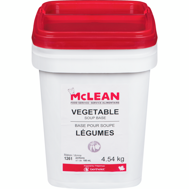 McLean - Vegetable Soup Base - 4.54 kg - Canadian Distribution