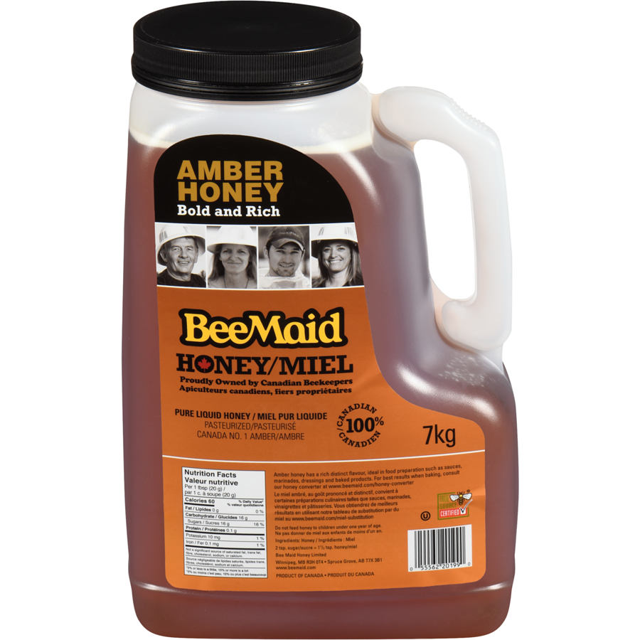 Beemaid - Honey Amber Liquid - 7 kg - Canadian Distribution