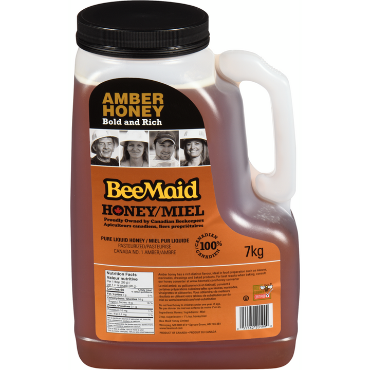 Beemaid - Honey Amber Liquid - 7 kg - Canadian Distribution