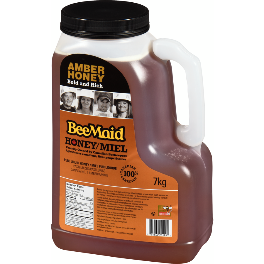 Beemaid - Honey Amber Liquid - 7 kg - Canadian Distribution