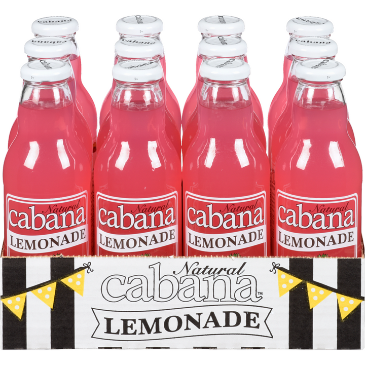 Natural Cabana - Lemonade Strawberry - Case - 12 x 591 ml - Canadian Distribution