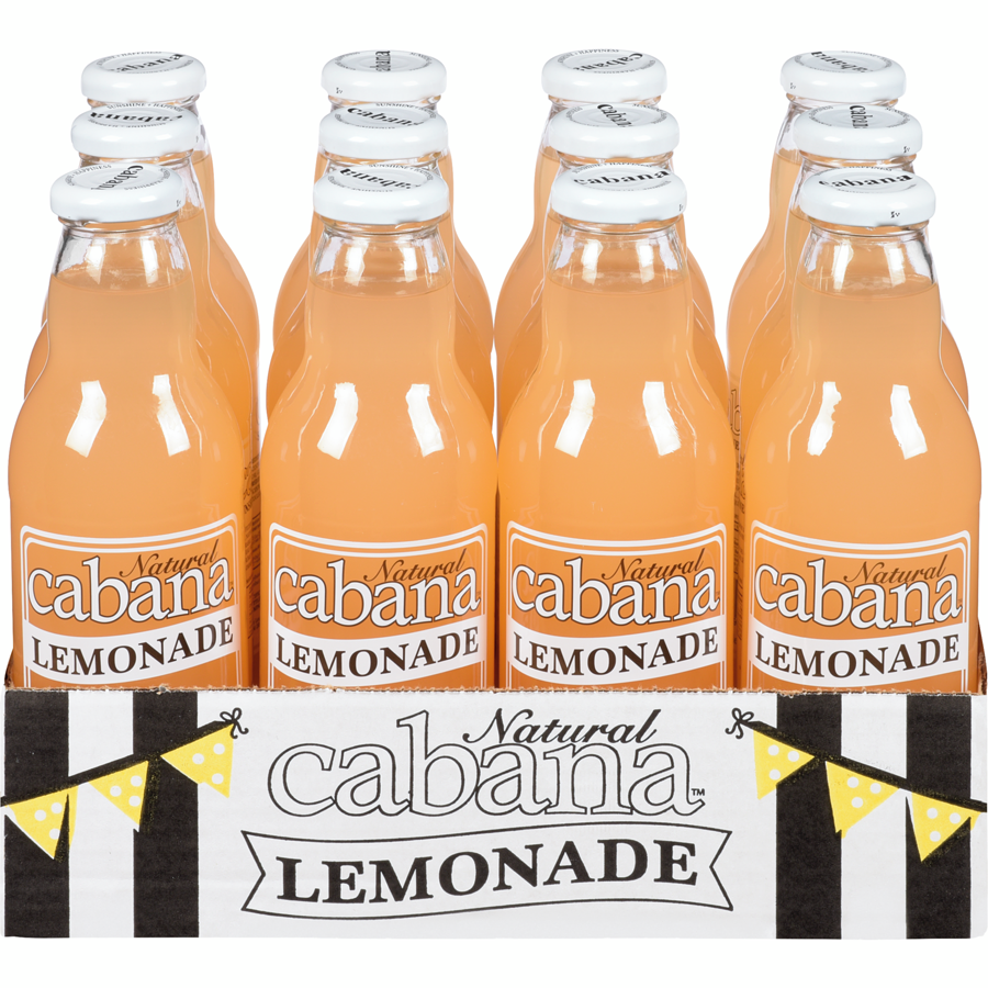 Natural Cabana - Lemonade Peach - Case - 12 x 591 ml - Canadian Distribution