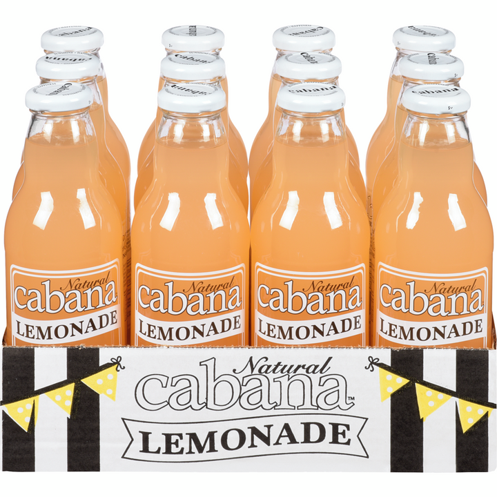 Natural Cabana - Lemonade Peach - Case - 12 x 591 ml - Canadian Distribution