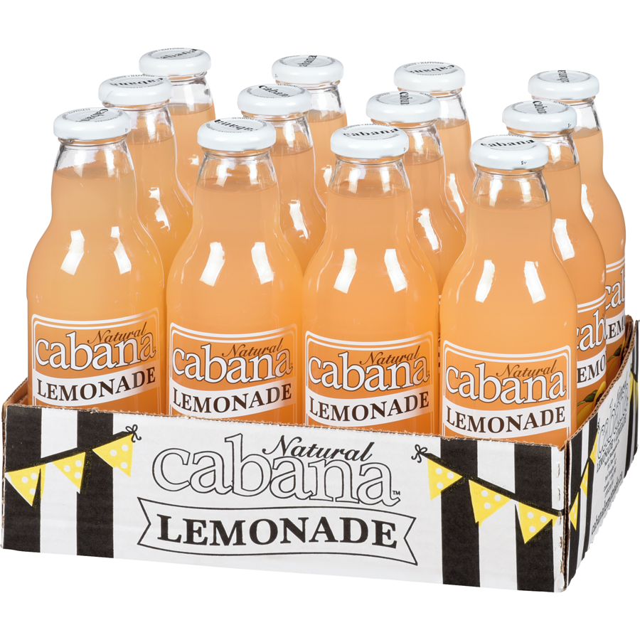 Natural Cabana - Lemonade Peach - Case - 12 x 591 ml - Canadian Distribution