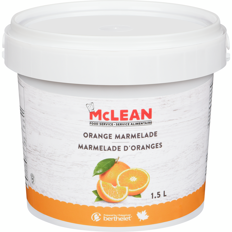 McLean - Orange Marmelade - 1.5 L - Canadian Distribution