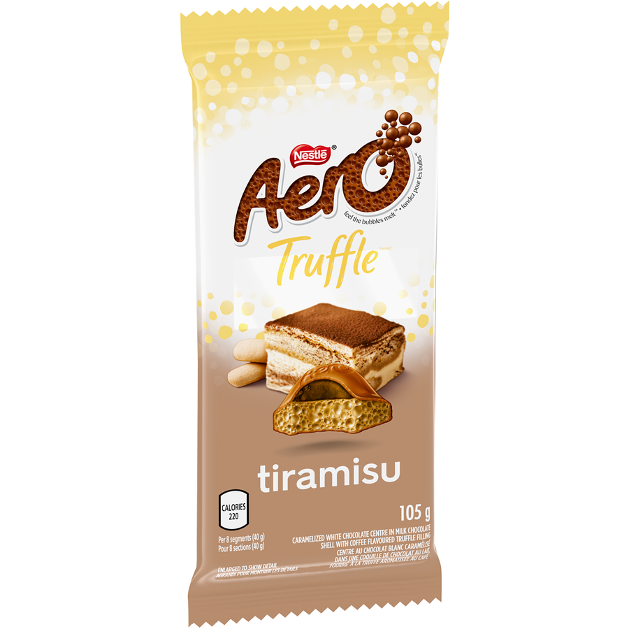 Nestlé - Aero Truffle Tiramisu - Case - 15 x 105 g - Canadian Distribution