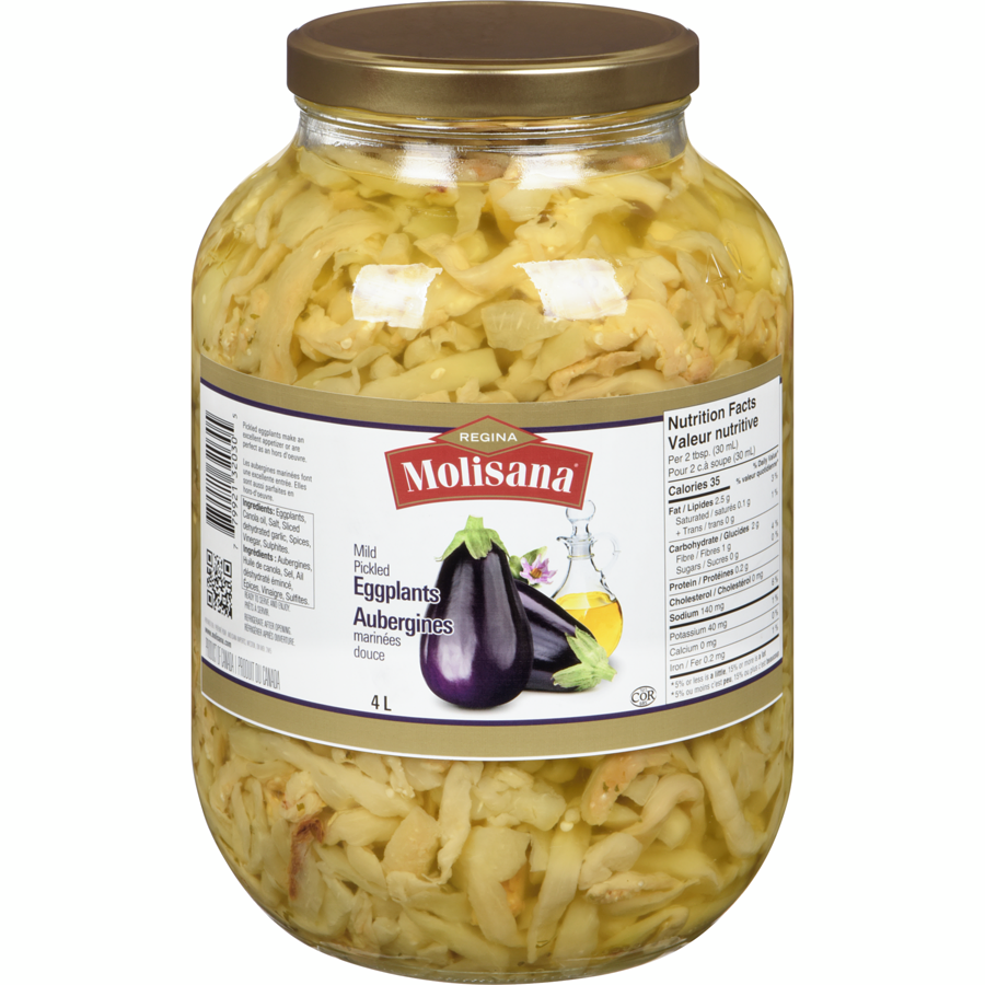 Molisana - Mild Eggplant in Oil - 4 L - Canadian Distribution