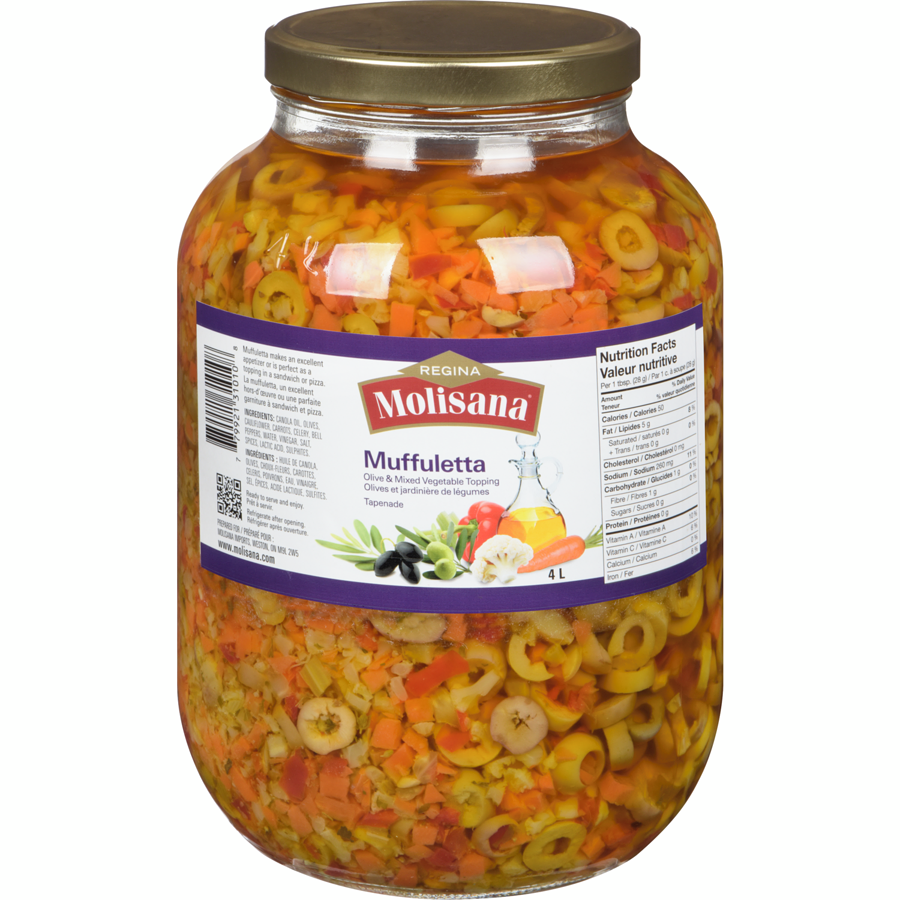 Molisana - Muffuletta Tapenade - 4 L - Canadian Distribution