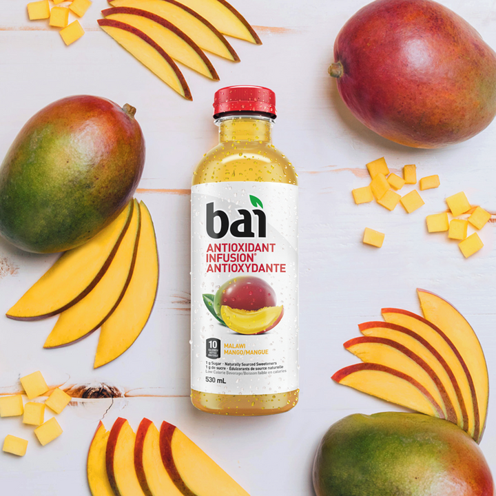 Bai - Mango Malawi, 12-Pack - Case - 12 x 530 ml - Canadian Distribution