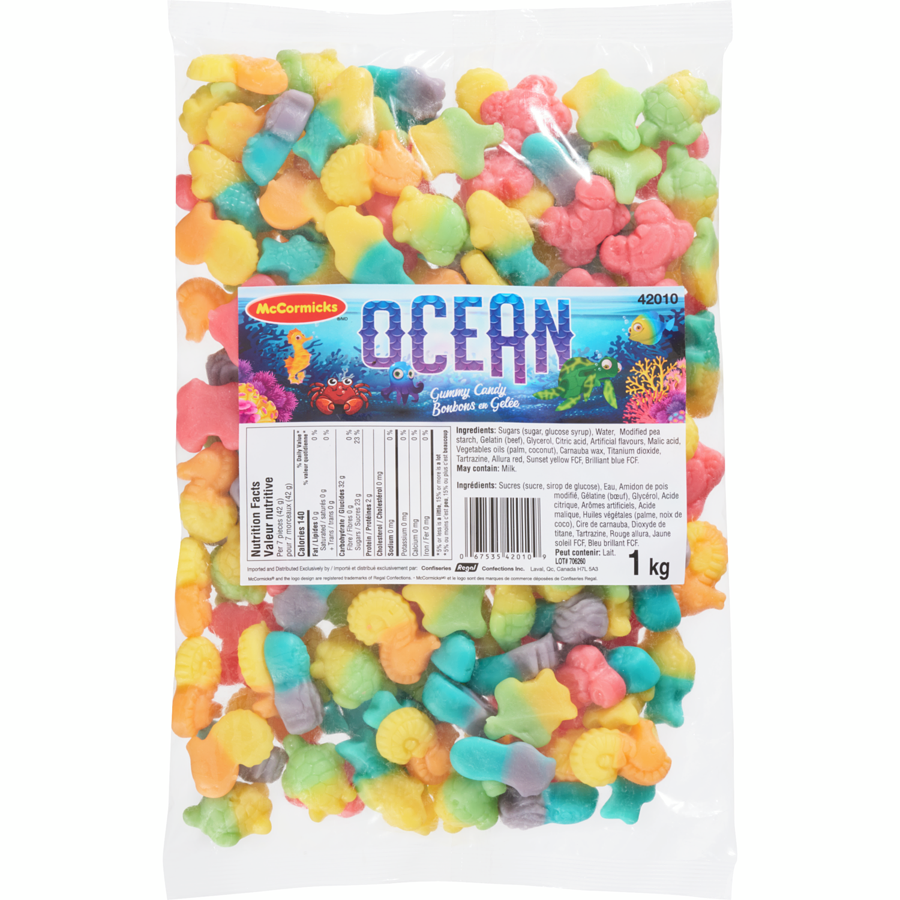 McCormicks - Gummy Candy Ocean - 1 kg - Canadian Distribution