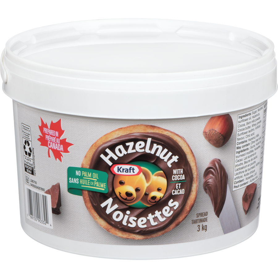 Kraft - Spread Hazelnut With Cocoa - 3 kg - Canadian Distribution