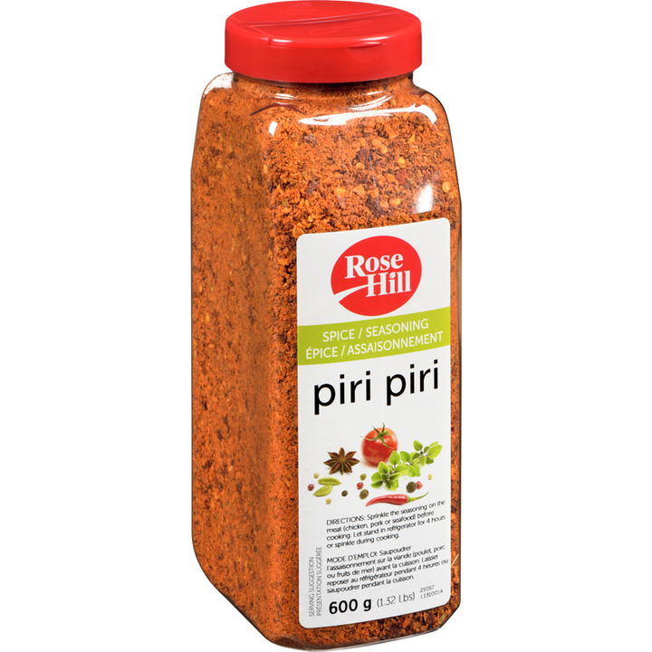 Rose Hill - Spice Seasoning Piri Piri - 600 g - Canadian Distribution