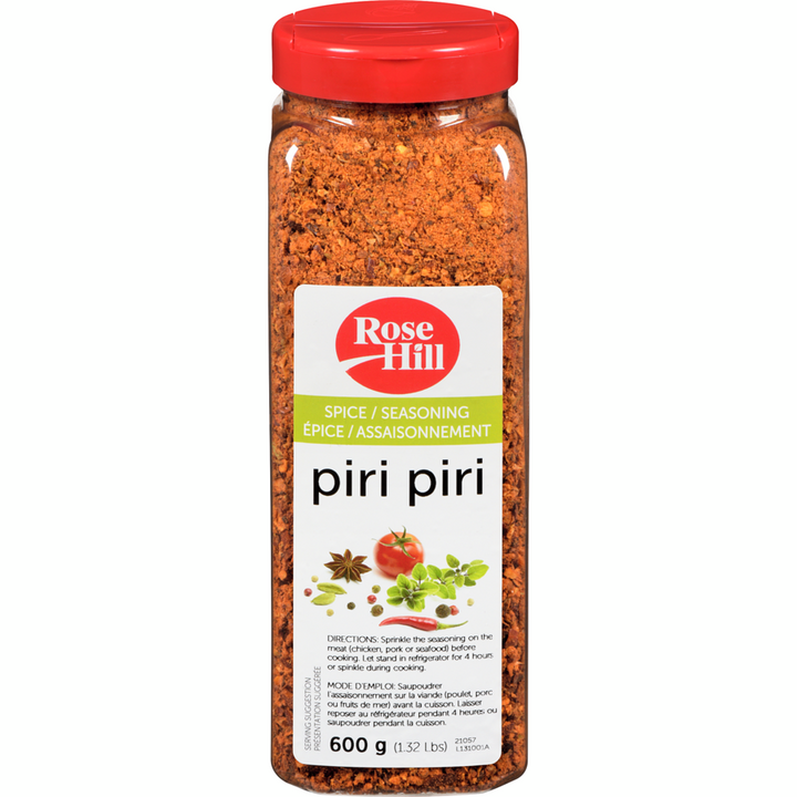 Rose Hill - Spice Seasoning Piri Piri - 600 g - Canadian Distribution