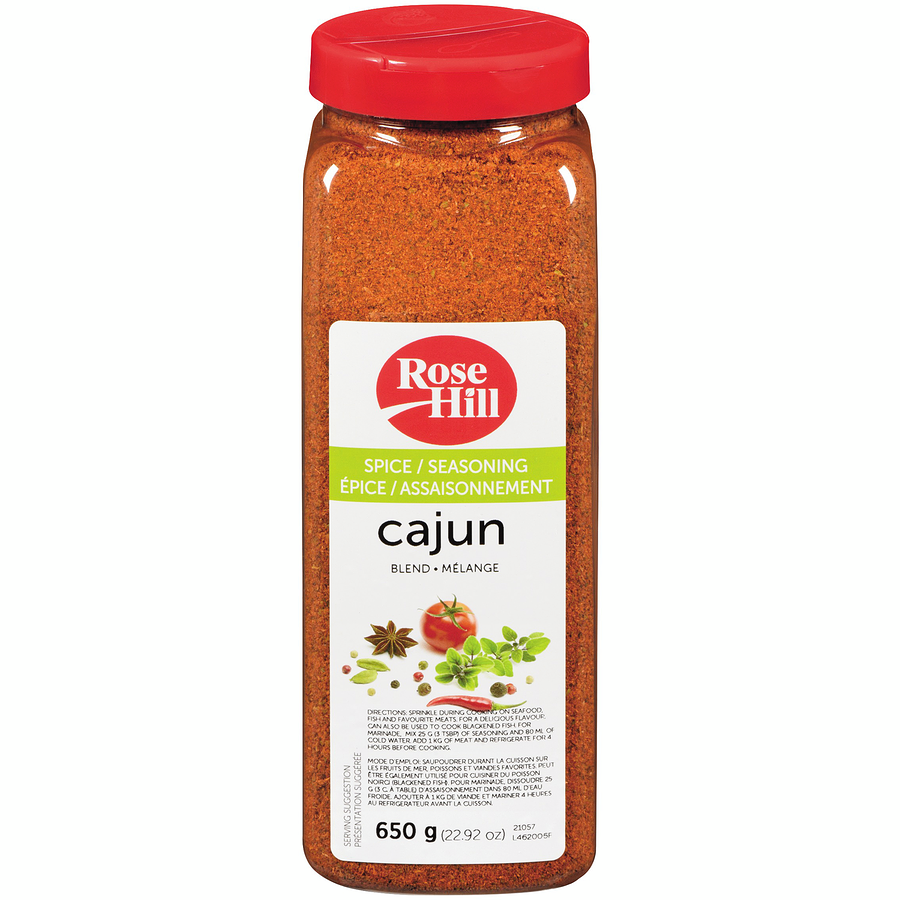 Rose Hill - Cajun Blend Spice Seasoning - 650 g - Canadian Distribution