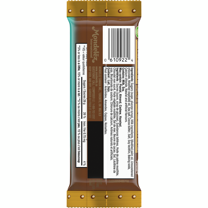 Caramilk - Caramilk Salted Caramel Chocolate Bar, Case - Case - 24 x 50 g - Canadian Distribution