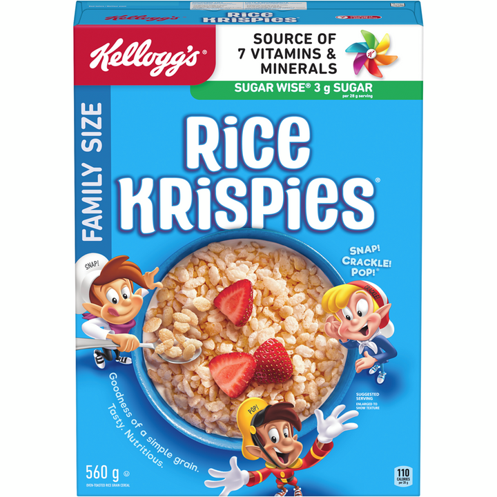 Kelloggs - Rice Krispies Original - 560 g - Canadian Distribution