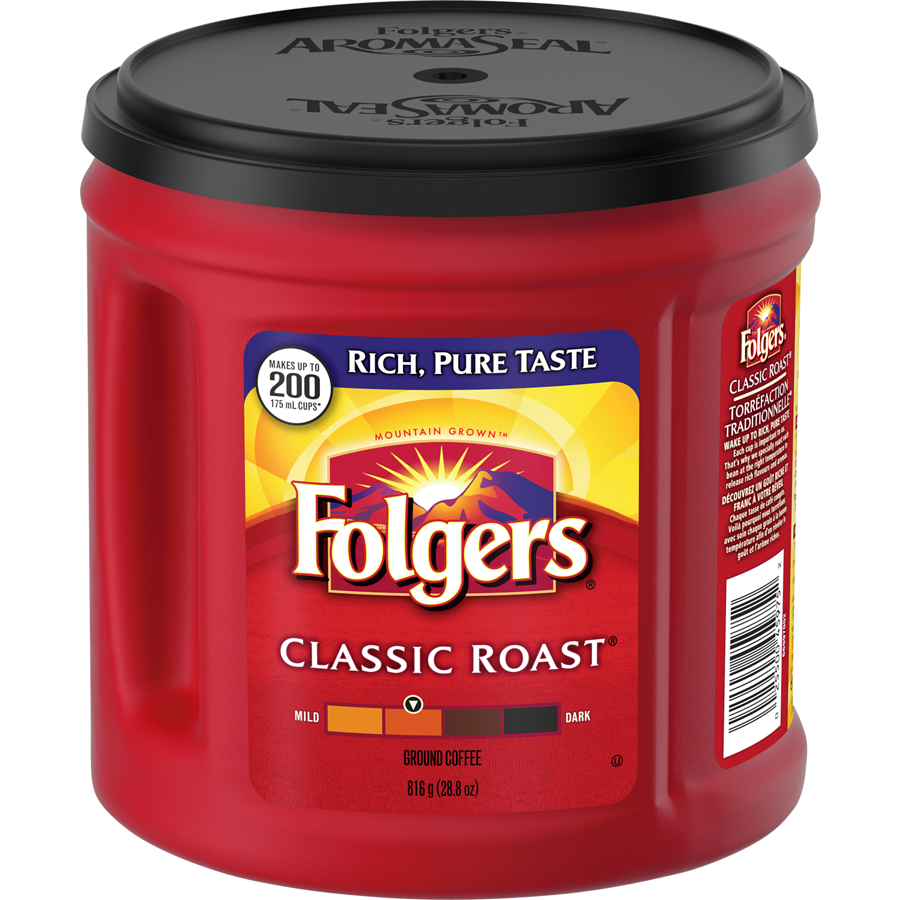 Folgers - Classic Roast Ground Coffee - 816 g - Canadian Distribution