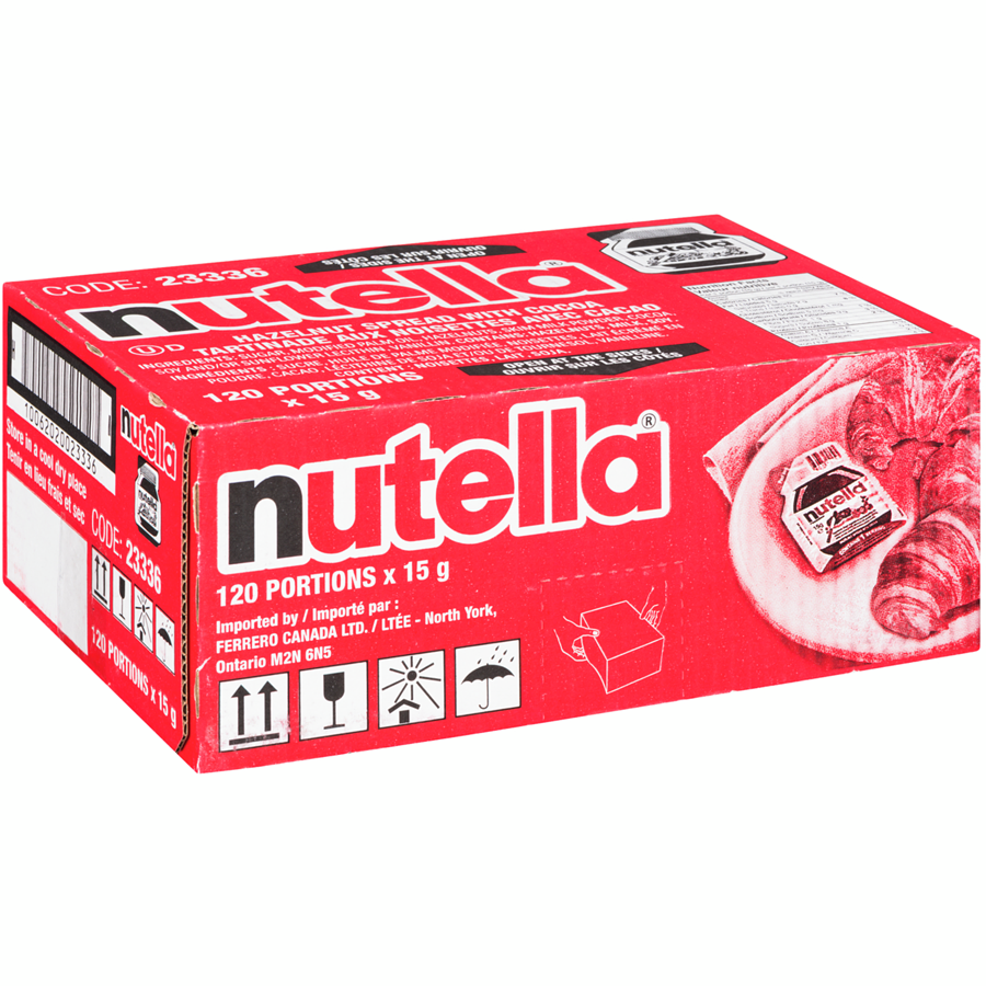 Nutella - Portion Packs - 120 each - Canadian Distribution